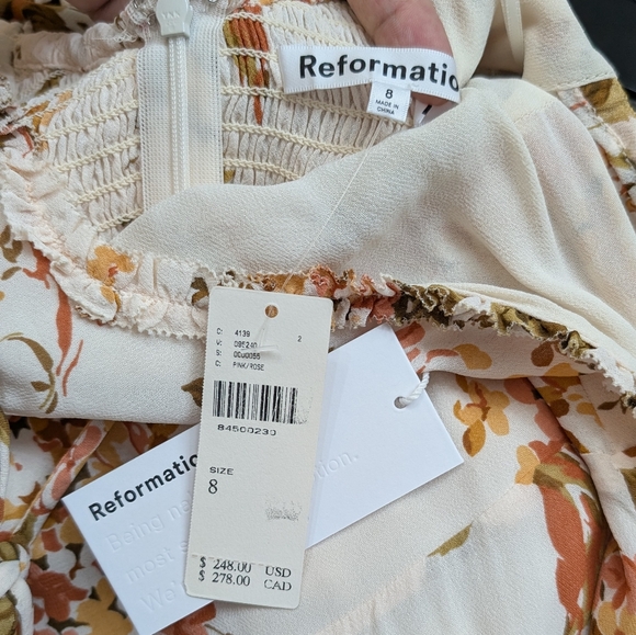 Reformation Maebry Dress Bella Floral - Picture 9 of 11